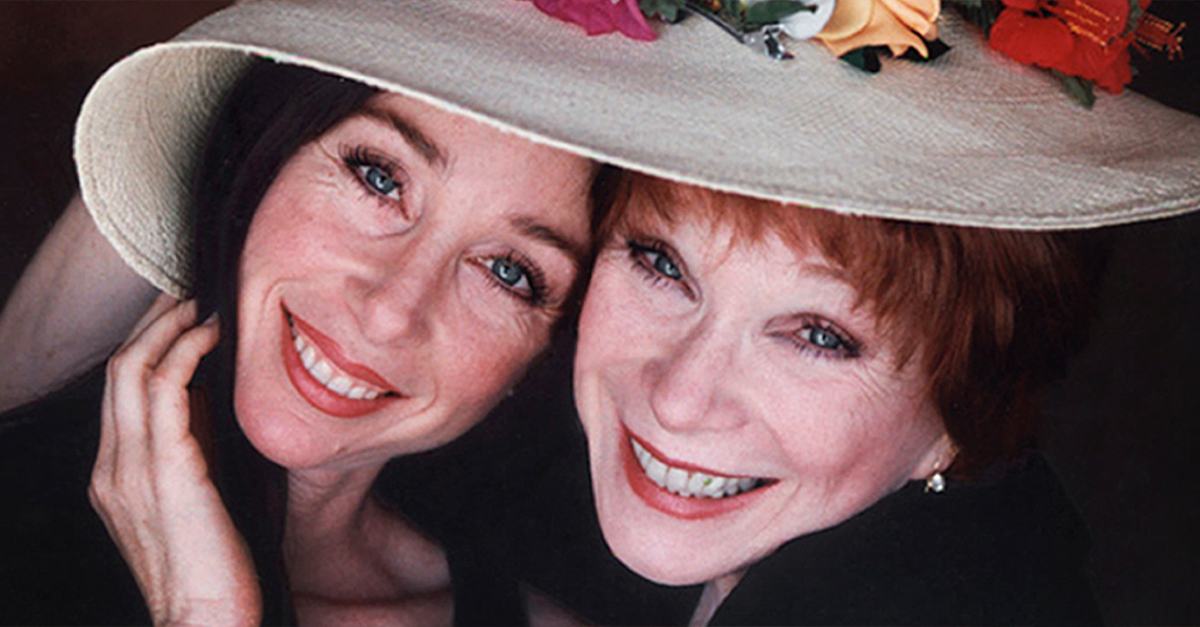 Shirley MacLaine and Her Daughter Sachi Parker Portrait Session