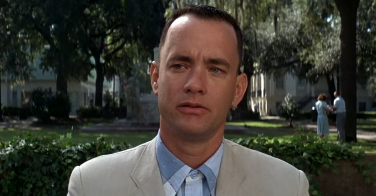 Screenshot from Forrest Gump, Amazon Prime Video