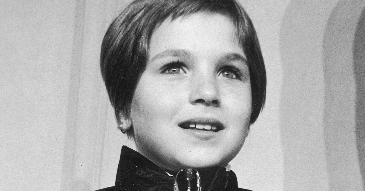 Portrait of Tatum O'Neal at the Oscars