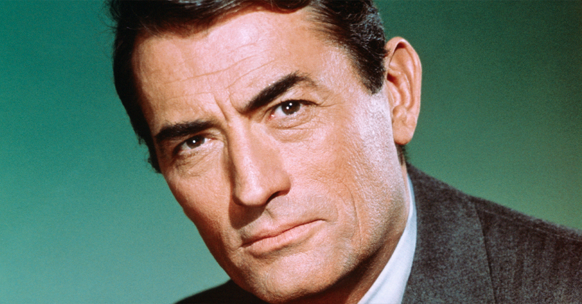 Photograph of actor Gregory Peck