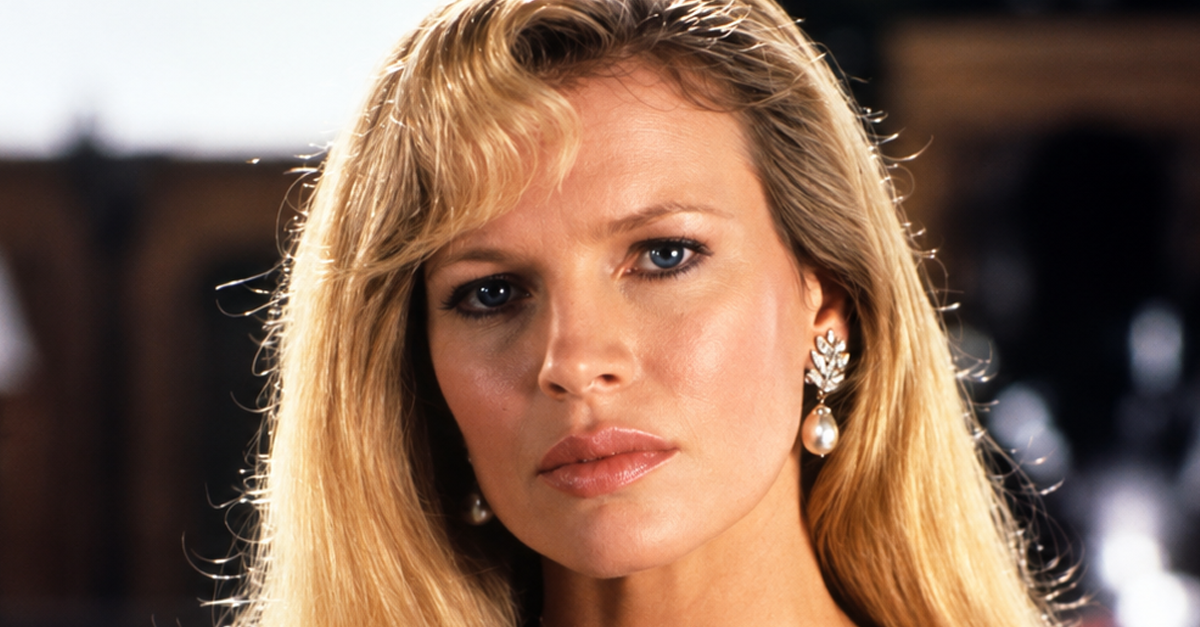 Kim Basinger on the set of "Batman", January 1, 1989