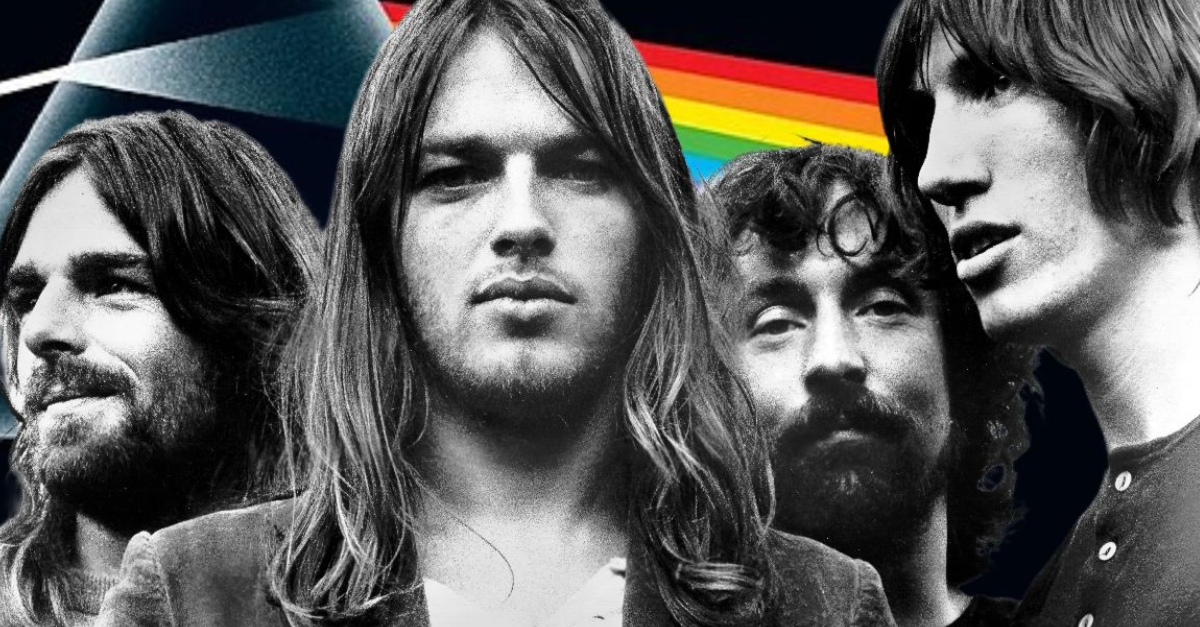 Pink Floyd 1973, Dark Side of the Moon album cover background