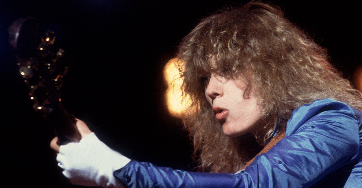 Nancy Wilson of Heart at a festival in Kalamazoo, Michigan, July 7, 1977.
