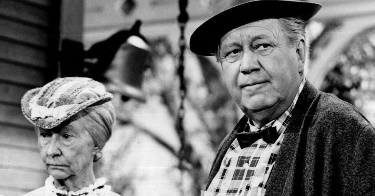 Photo of Irene Ryan and Edgar Buchanan from the television program