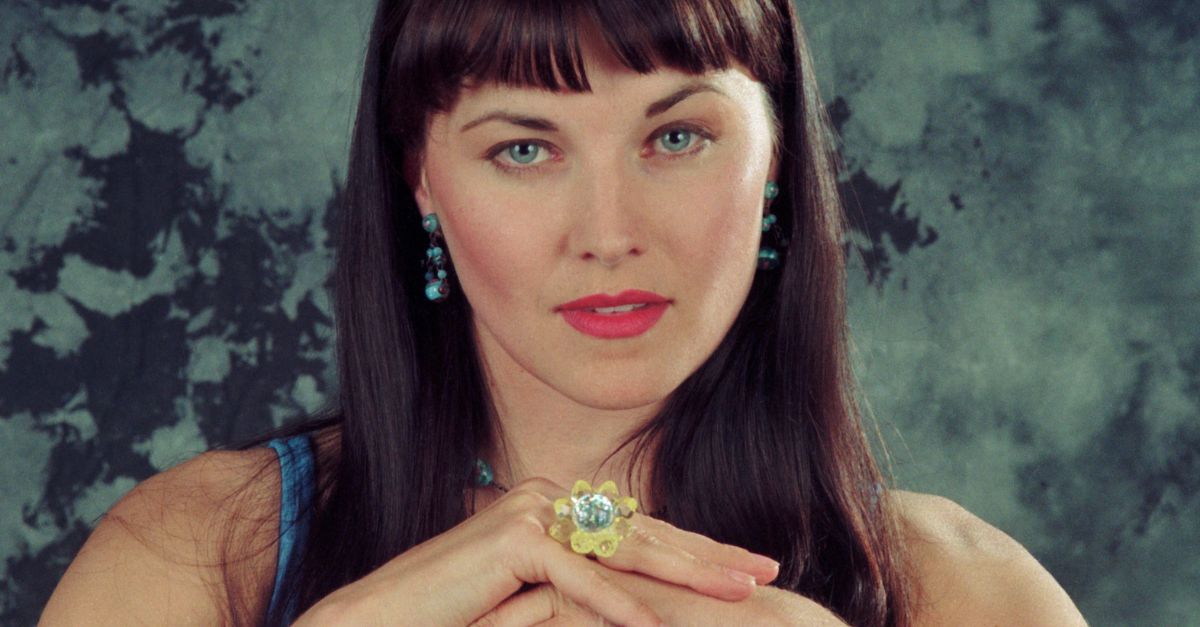 Actress Lucy Lawless photo shoot,