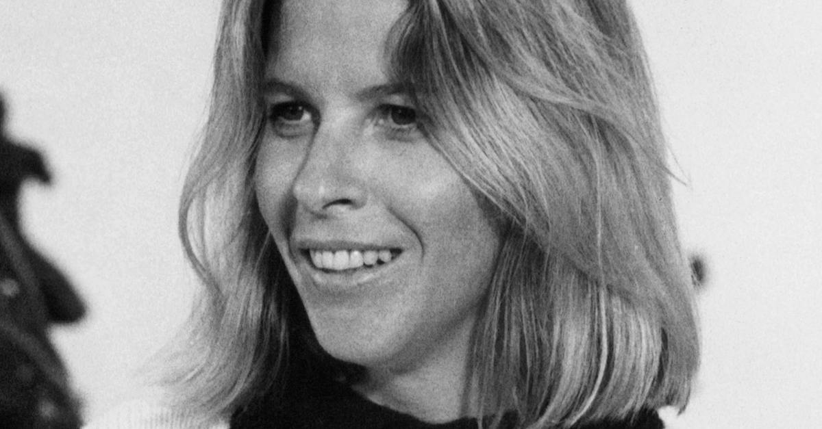 Motion picture production designer Polly Platt off-camera from the film 'The Thief Who Came To Dinner', 1973.