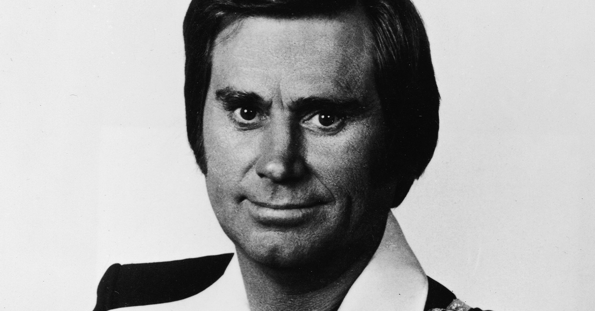 Portrait Of George Jones With Guitar