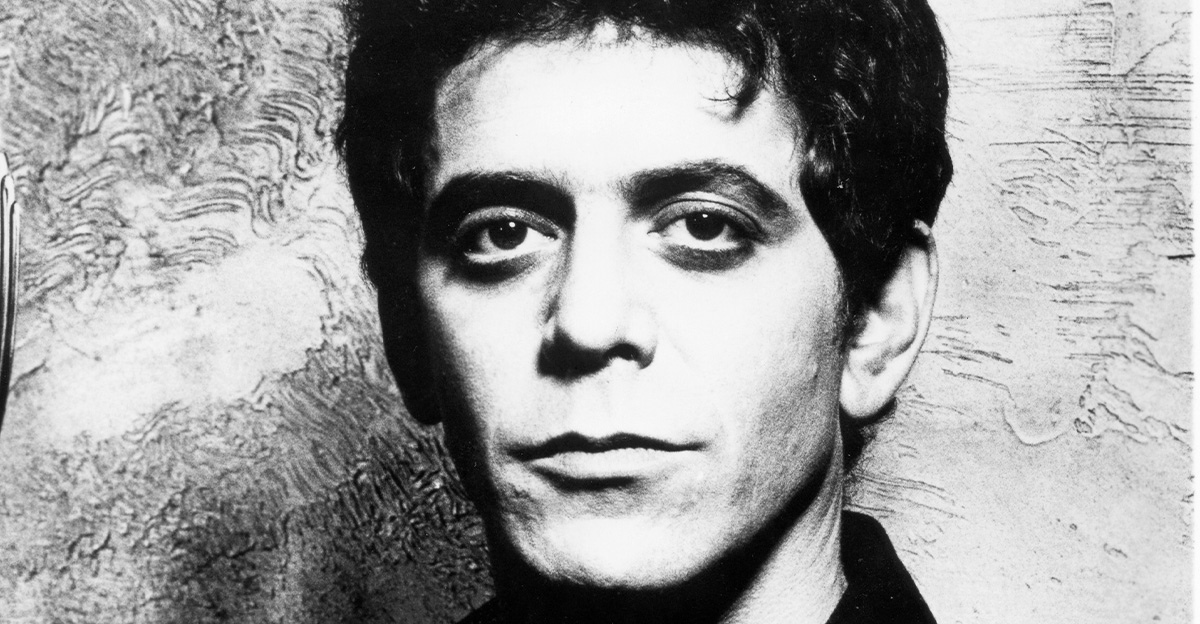 Singer and musician Lou Reed. Used on the cover of the album 'The Bells'.