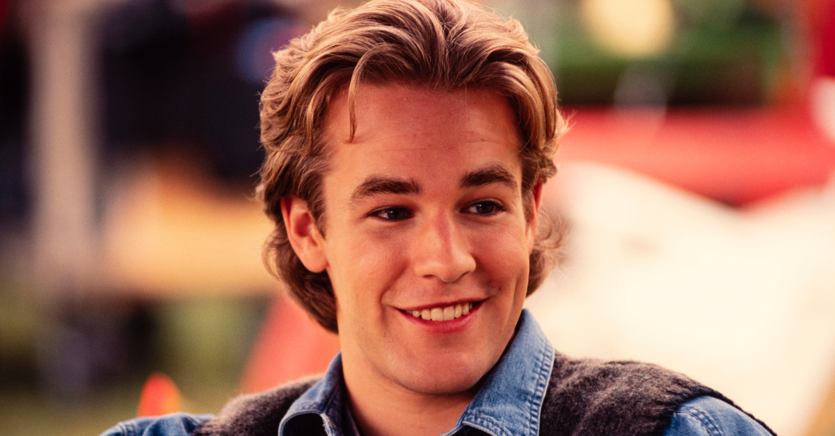 James Van Der Beek On Set For 'Dawson Creek'