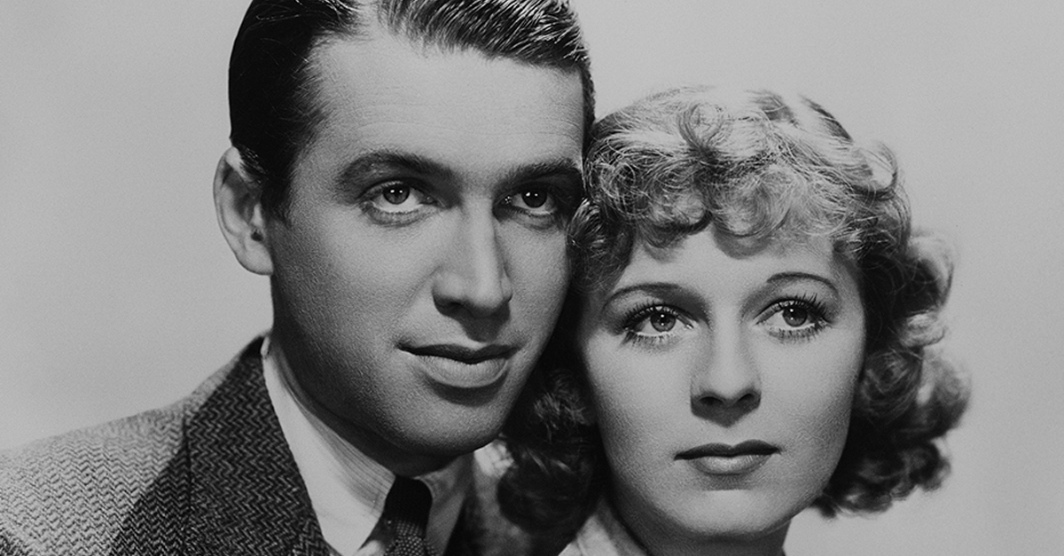 Actor James Stewart (1908-1997) and actress Margaret Sullavan (1911-1960) in an early 1930s' portrait.