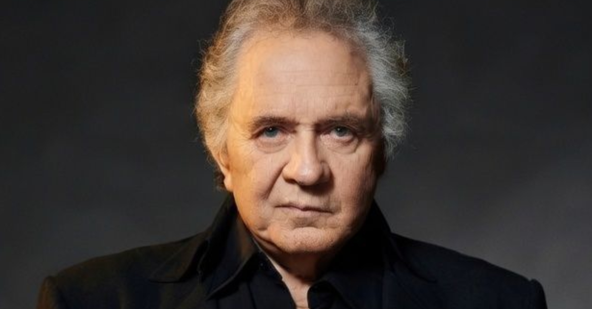 Singer Johnny Cash poses for a portrait in 2002
