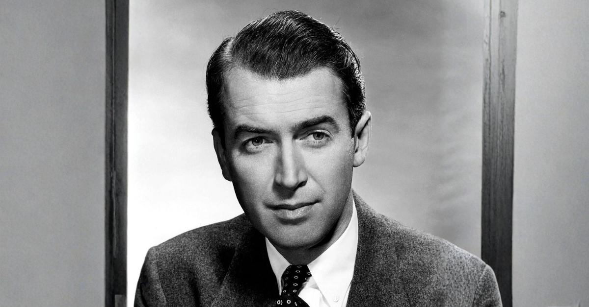 Studio publicity photo of James Stewart.